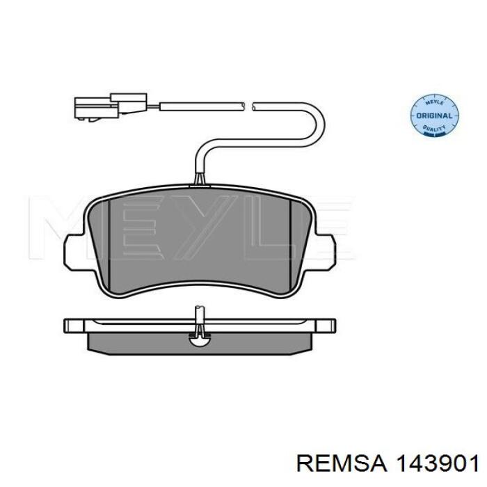 Колодки дисковые  Remsa 143901 цена, от 24.74 USD