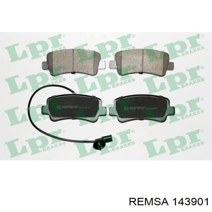 Купить 143901 Remsa Колодки тормозные задние, дисковые