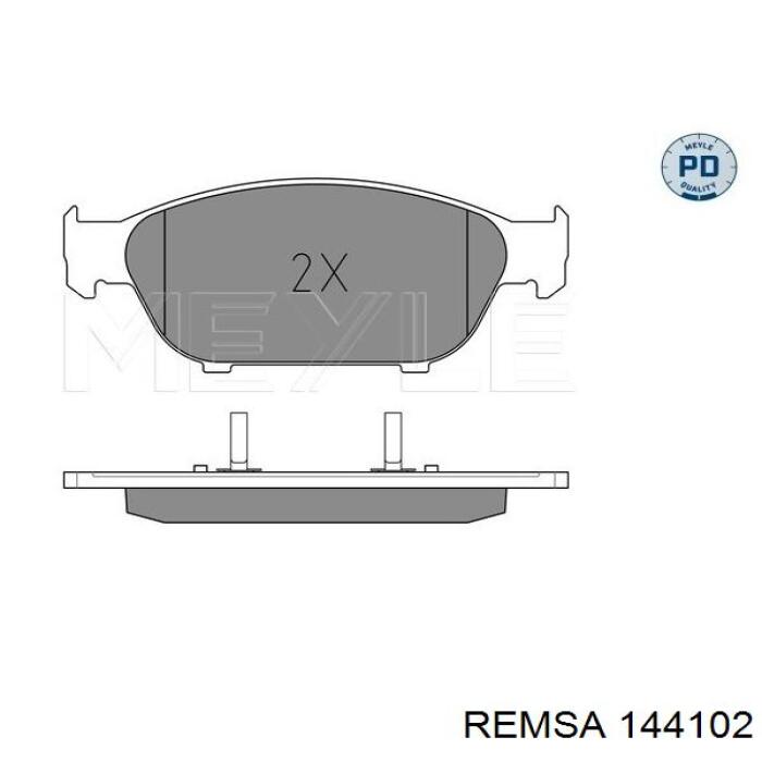 144102 Remsa Колодки передние