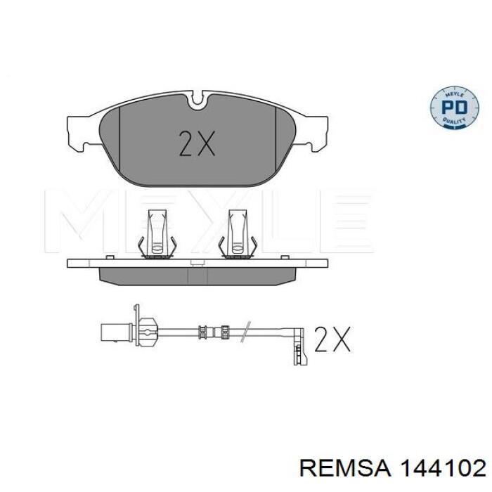 Колодки Remsa 144102 цена, от 34.54 USD