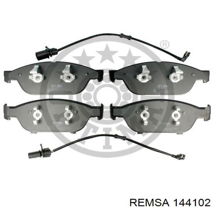 Передние тормозные колодки 144102 Remsa