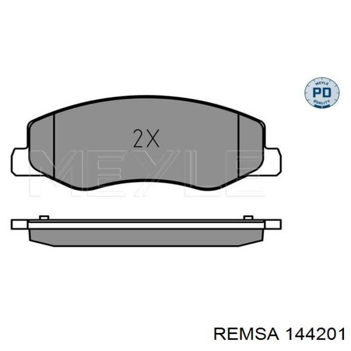 Купить 144201 Remsa Колодки тормозные задние, дисковые