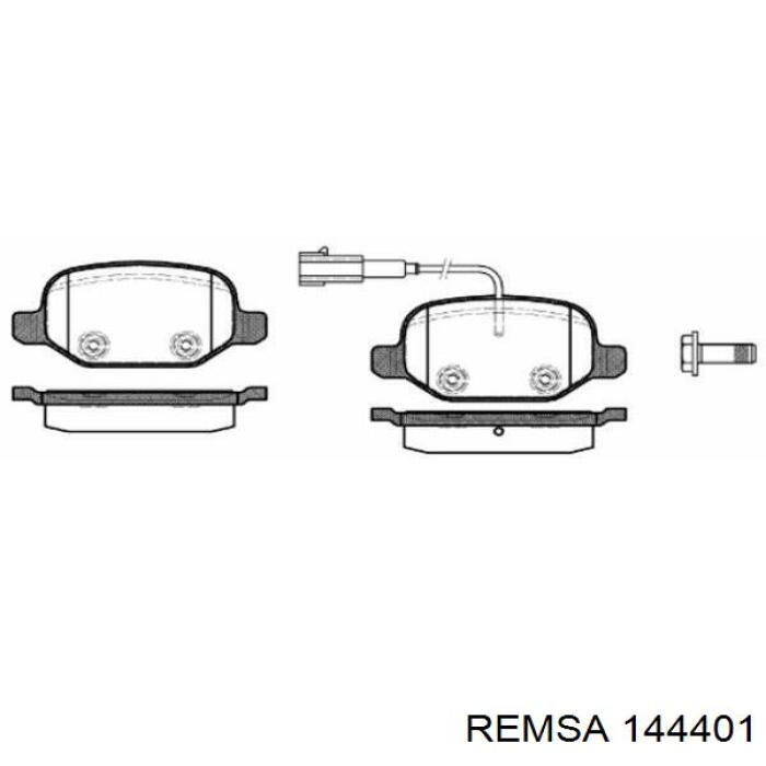 144401 Remsa Колодки передние
