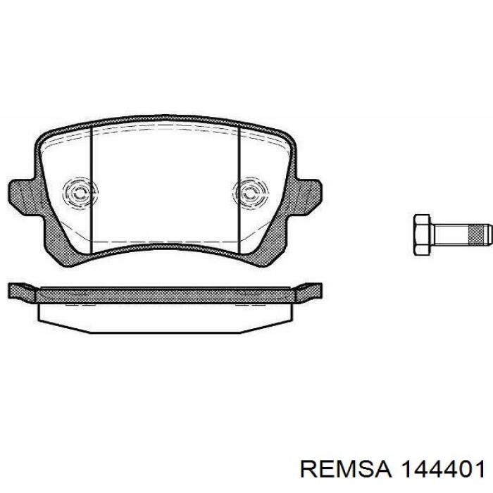 Купить 144401 Remsa Колодки тормозные