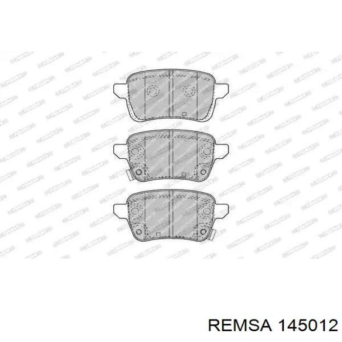 Задние дисковые колодки Remsa 145012
