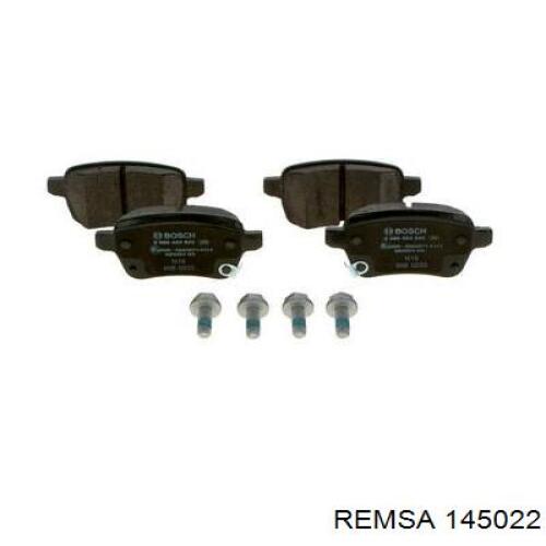 Задние тормозные колодки 145022 Remsa