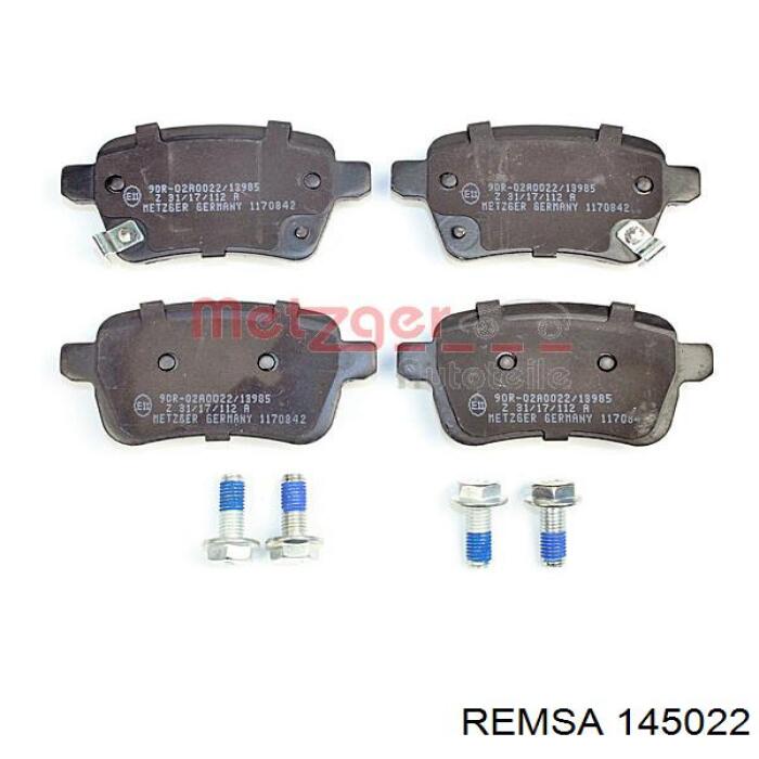 Купить 145022 Remsa Колодки тормозные задние, дисковые