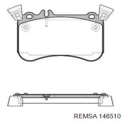 Передние тормозные колодки 35034 ABS