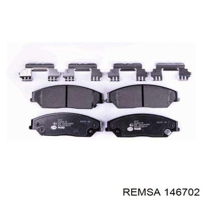 Купить 146702 Remsa Колодки тормозные