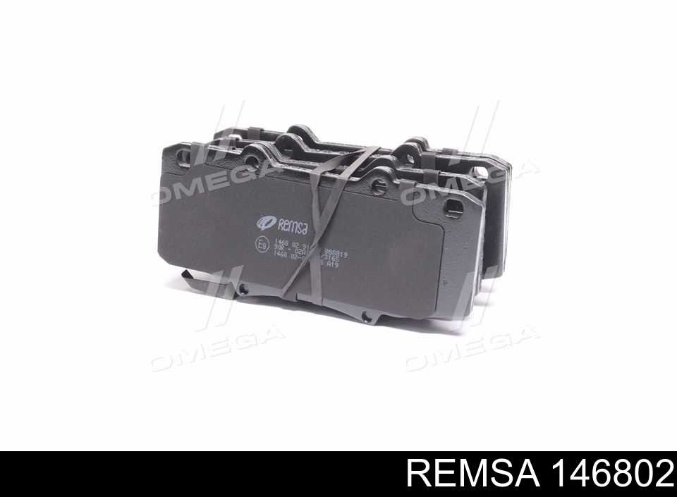 146802 Remsa колодки тормозные передние дисковые