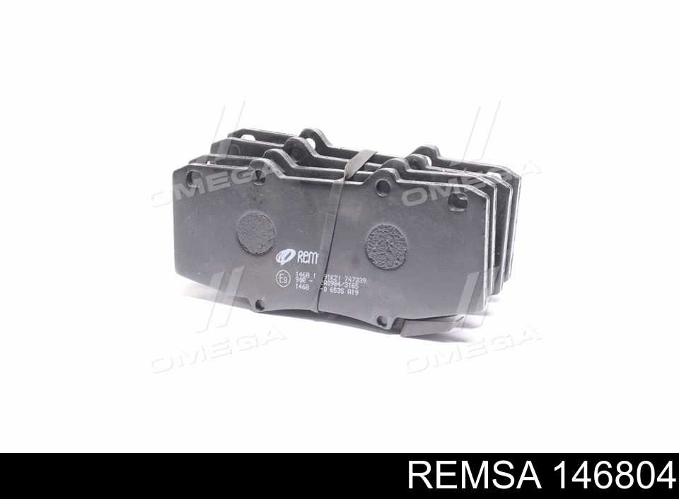 Передние тормозные колодки 146804 Remsa