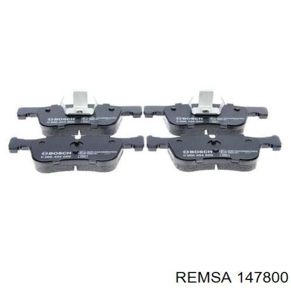 Купить 147800 Remsa Колодки тормозные