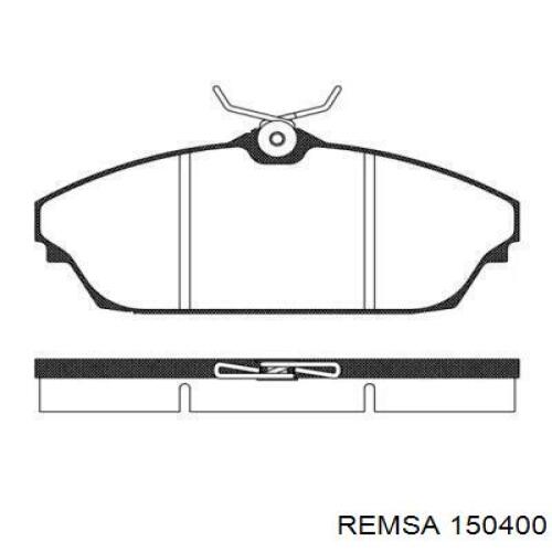 Передние тормозные колодки 150400 Remsa