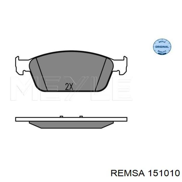 Тормозные колодки Remsa 151010