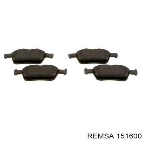 Купить 151600 Remsa Колодки тормозные задние, дисковые