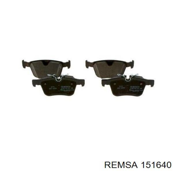 Купить 151640 Remsa Колодки тормозные задние, дисковые
