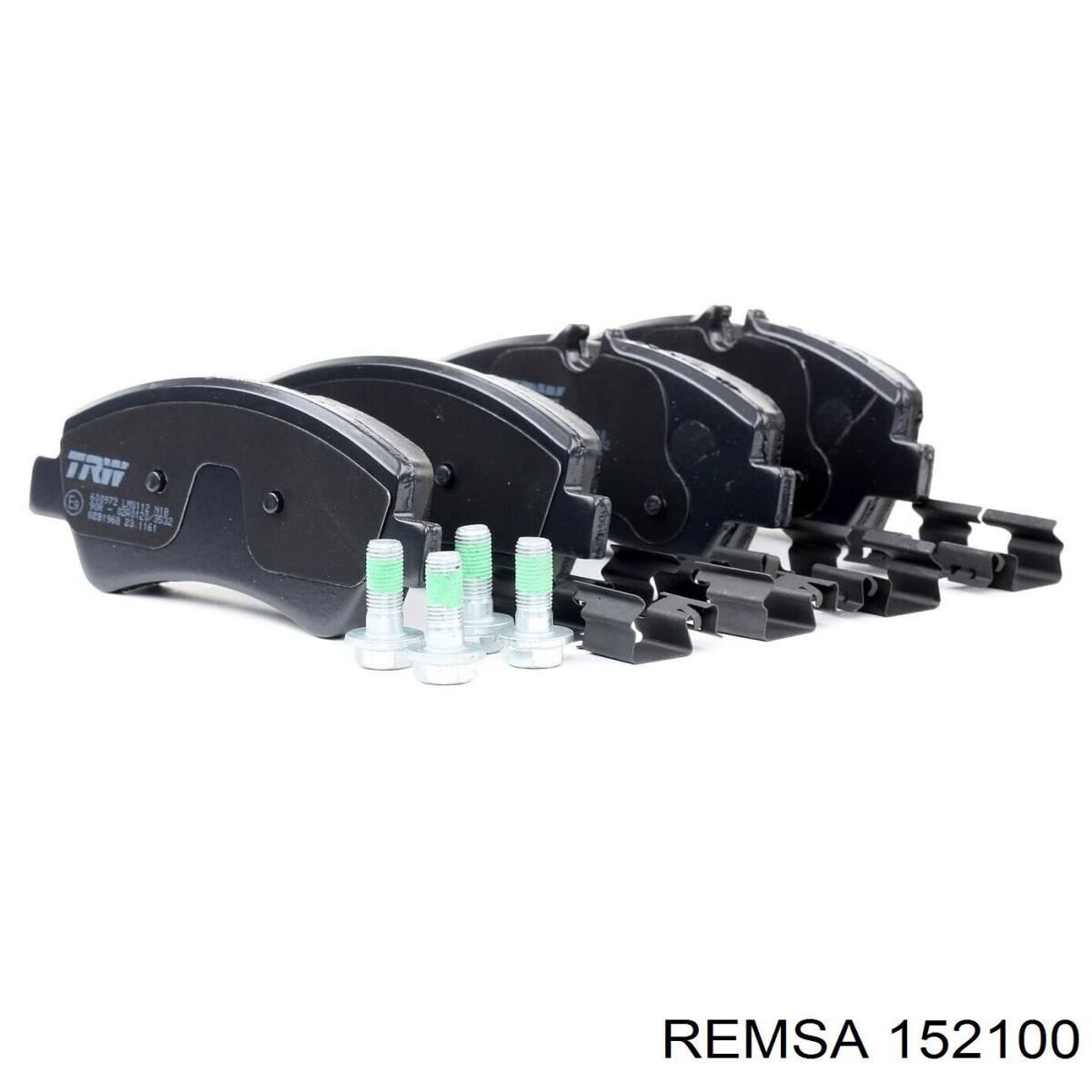 Задние дисковые колодки Remsa 152100