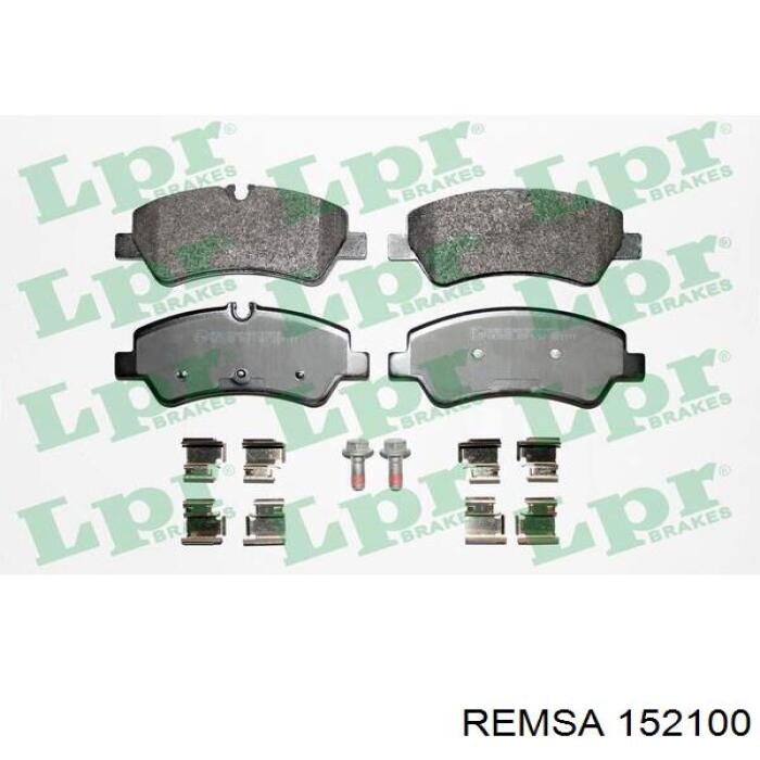 Купить 152100 Remsa Колодки тормозные задние, дисковые