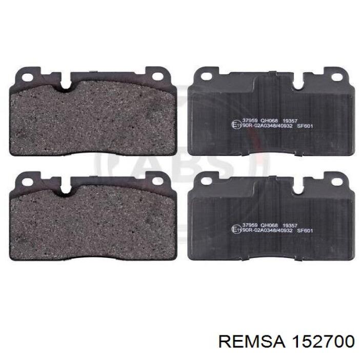 Передние тормозные колодки 152700 Remsa