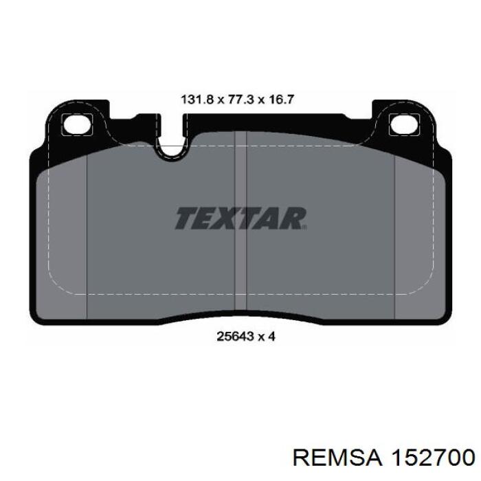 Колодки Remsa 152700 цена, от 48.79 USD