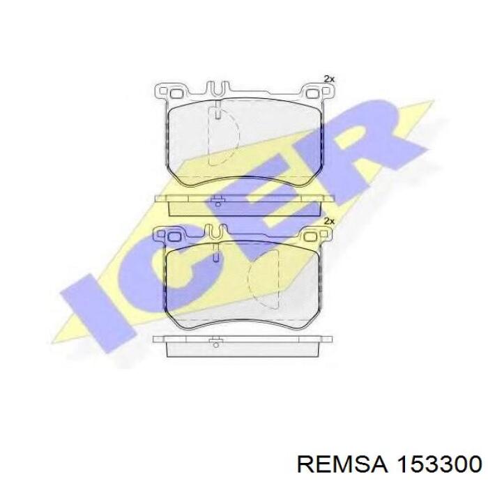 Тормозные колодки Remsa 153300