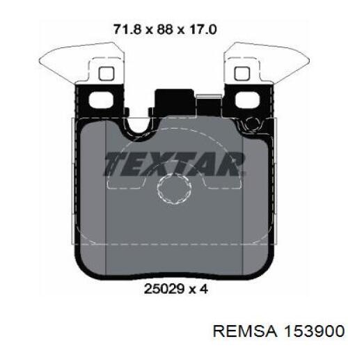 Колодки дисковые  Remsa 153900 цена, от 64.83 USD