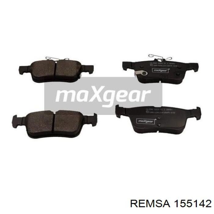 Купить 155142 Remsa Колодки тормозные задние, дисковые