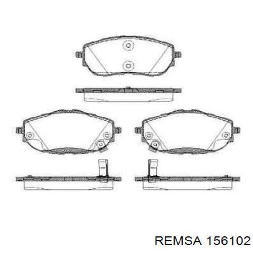 Тормозные колодки Remsa 156102