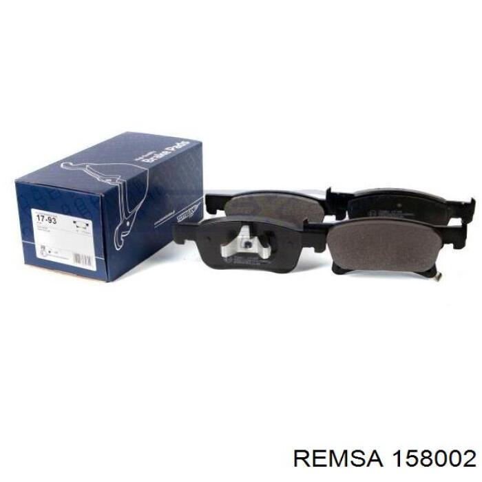 Передние тормозные колодки 158002 Remsa