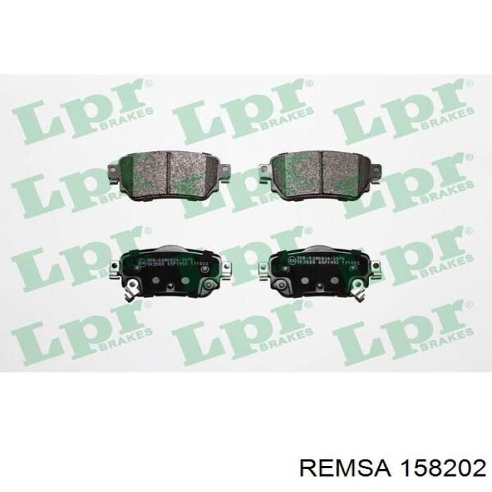 Задние тормозные колодки 158202 Remsa