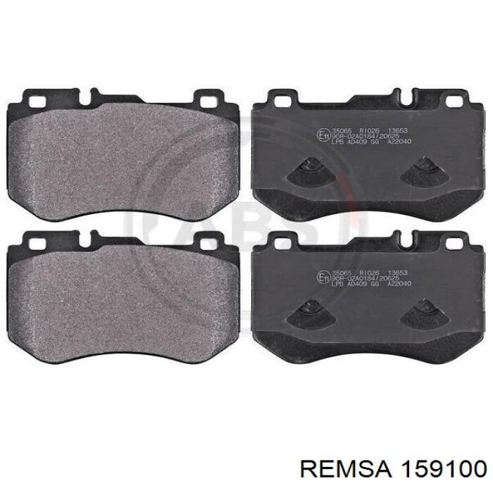 Передние тормозные колодки 159100 Remsa
