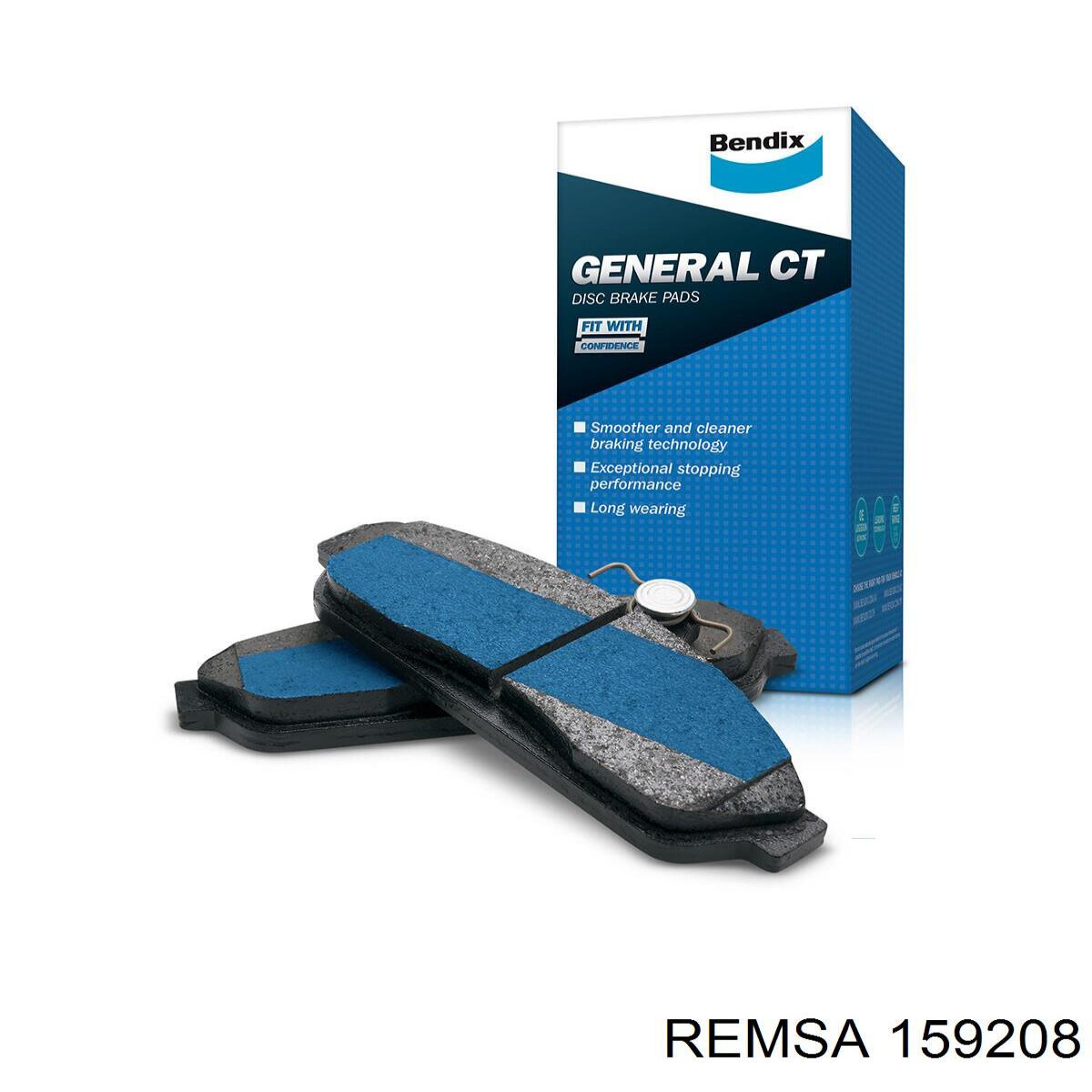 159208 Remsa Колодки передние