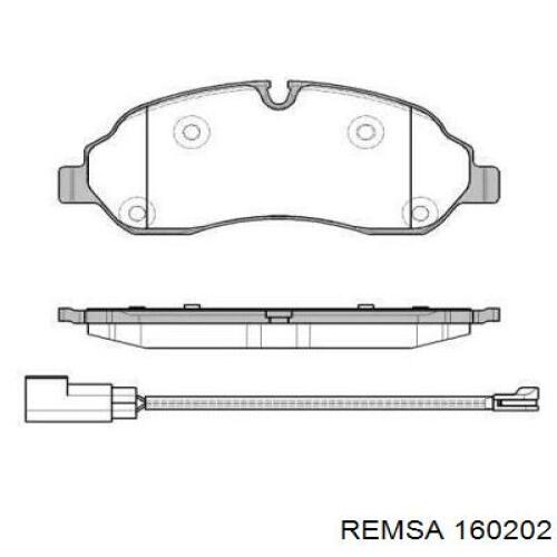Колодки Remsa 160202 цена, от 29.96 USD