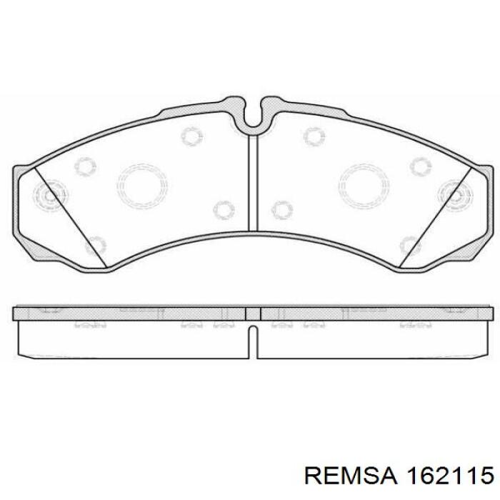 Задние тормозные колодки BRF1866 Ford