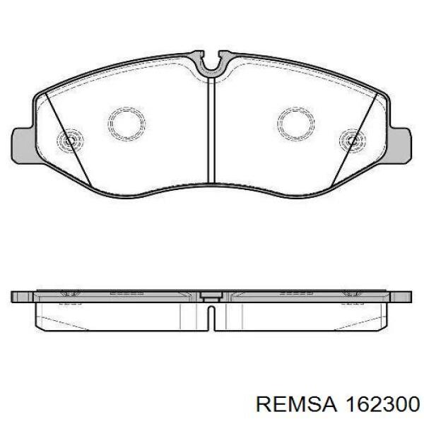 Передние тормозные колодки 162300 Remsa