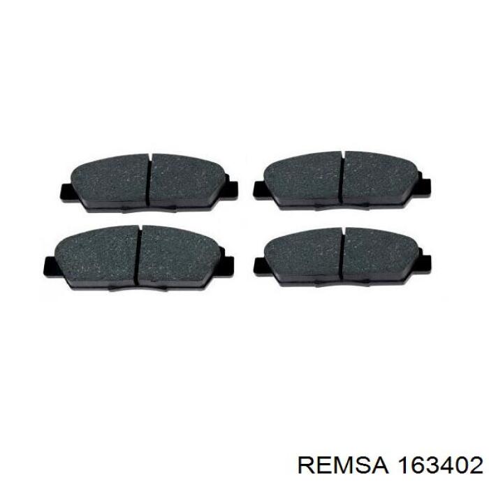 Передние тормозные колодки 163402 Remsa