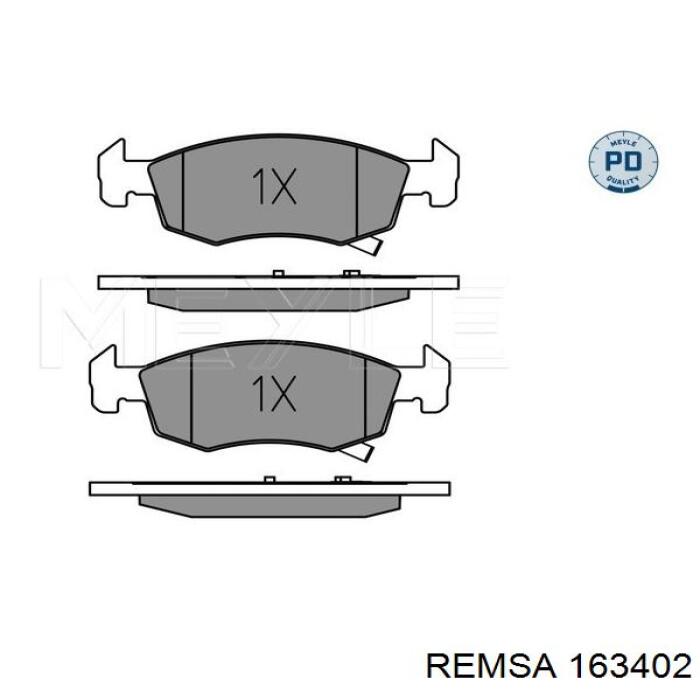 Колодки Remsa 163402 цена, от 1257.95 UAH