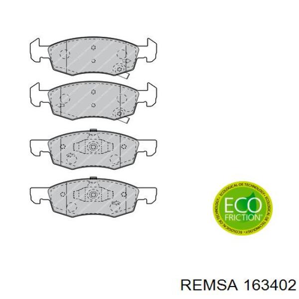 Купить 163402 Remsa Колодки тормозные