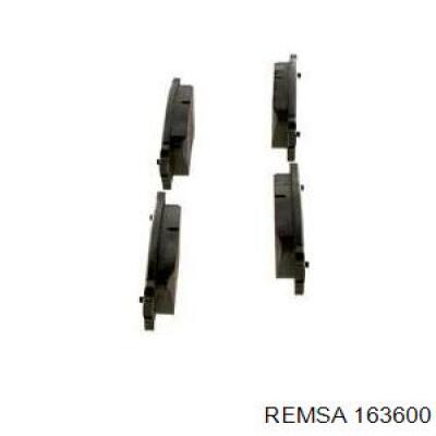 Купить 163600 Remsa Колодки тормозные задние, дисковые
