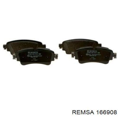 Купить 166908 Remsa Колодки тормозные задние, дисковые