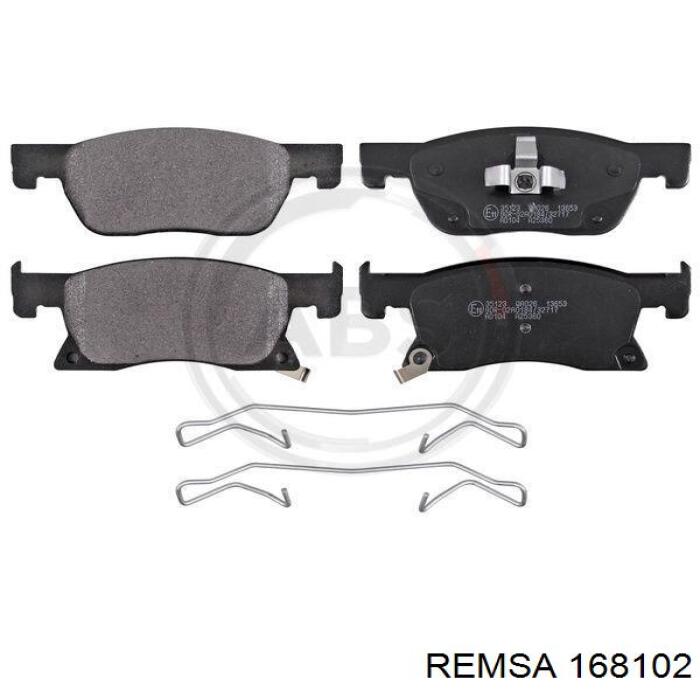 Купить 168102 Remsa Колодки тормозные
