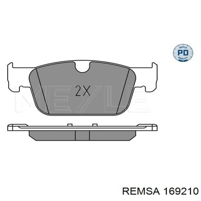 Колодки Remsa 169210 цена, от 54.24 USD