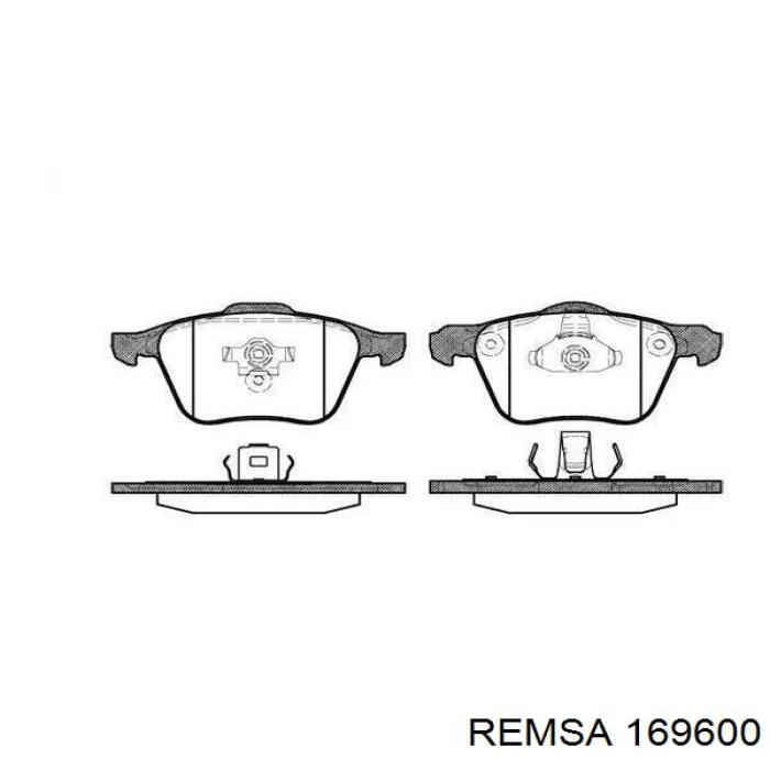 Купить 169600 Remsa Колодки тормозные