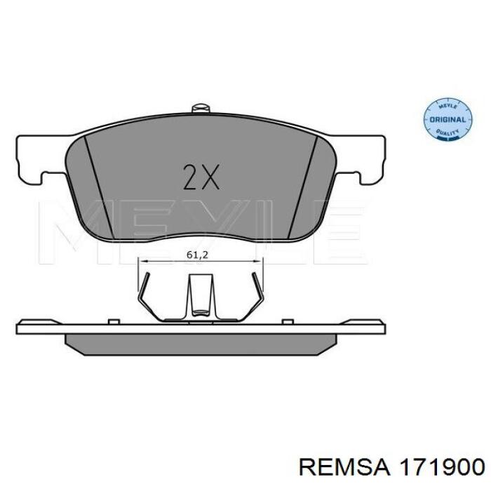 Колодки Remsa 171900 цена, от 31.05 USD