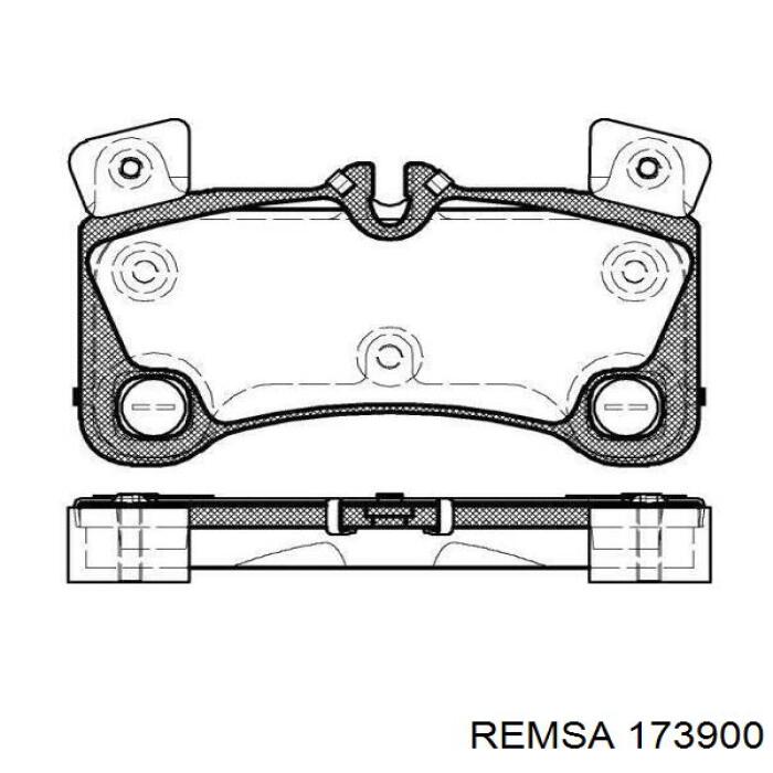 Задние тормозные колодки 574129J Jurid/Bendix