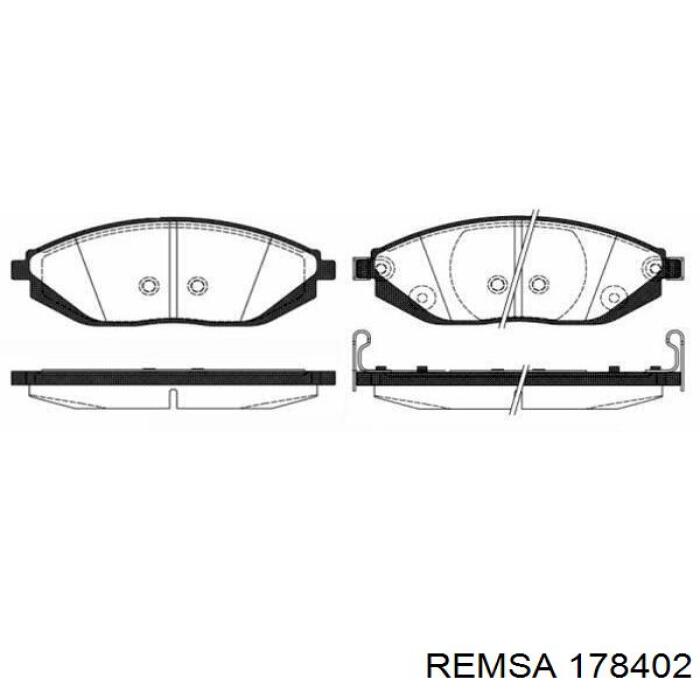 Колодки дисковые  Remsa 178402 цена, от 24.73 USD