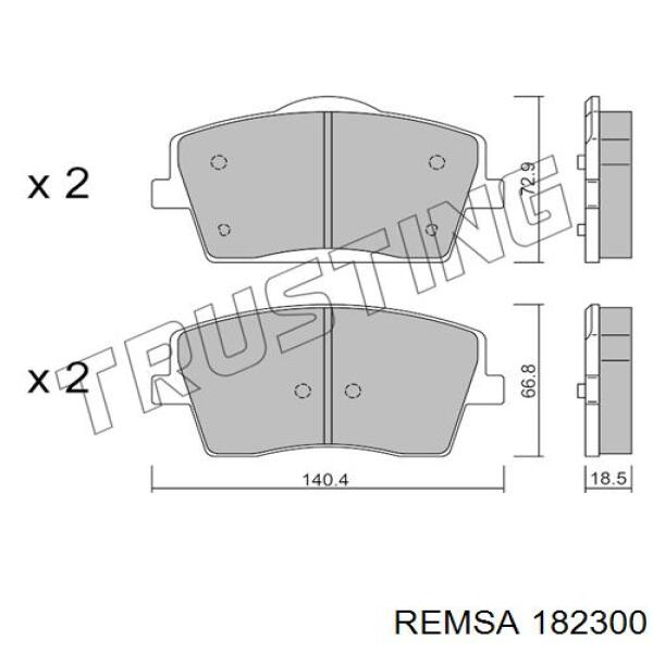 Тормозные колодки ABS 35237