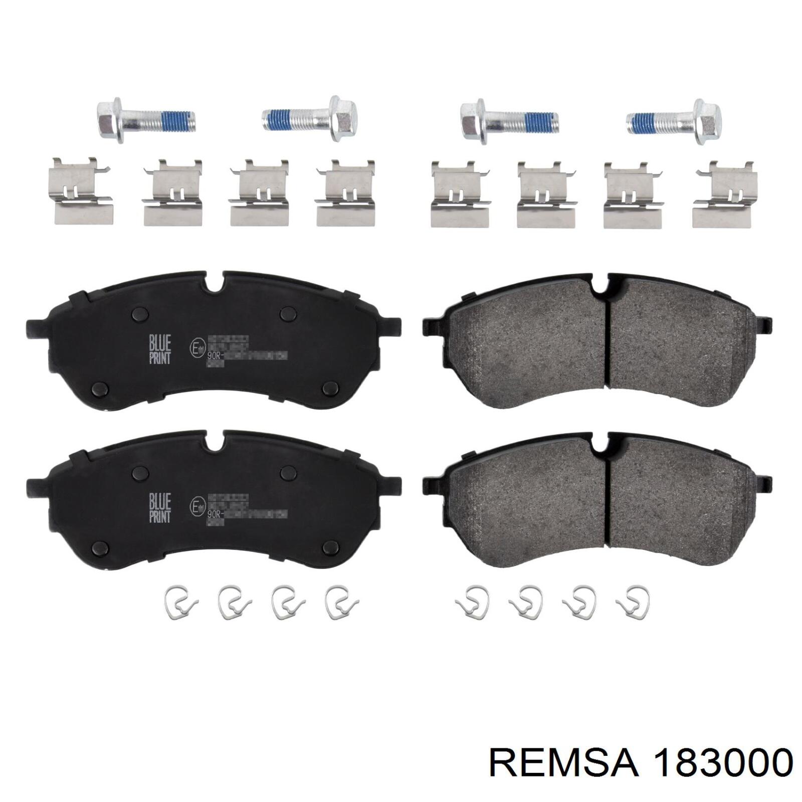 Купить 183000 Remsa Колодки тормозные