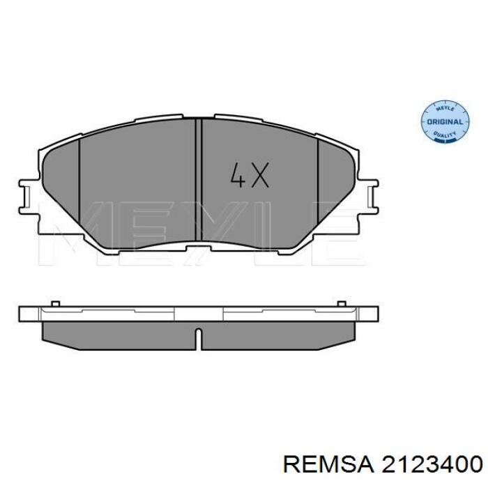 Купить 2123400 Remsa Колодки тормозные