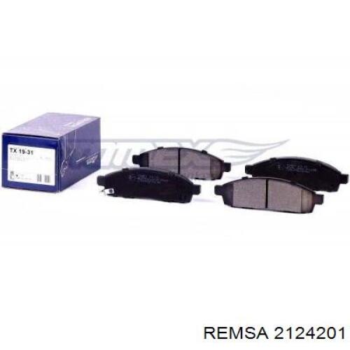 Передние тормозные колодки 2124201 Remsa